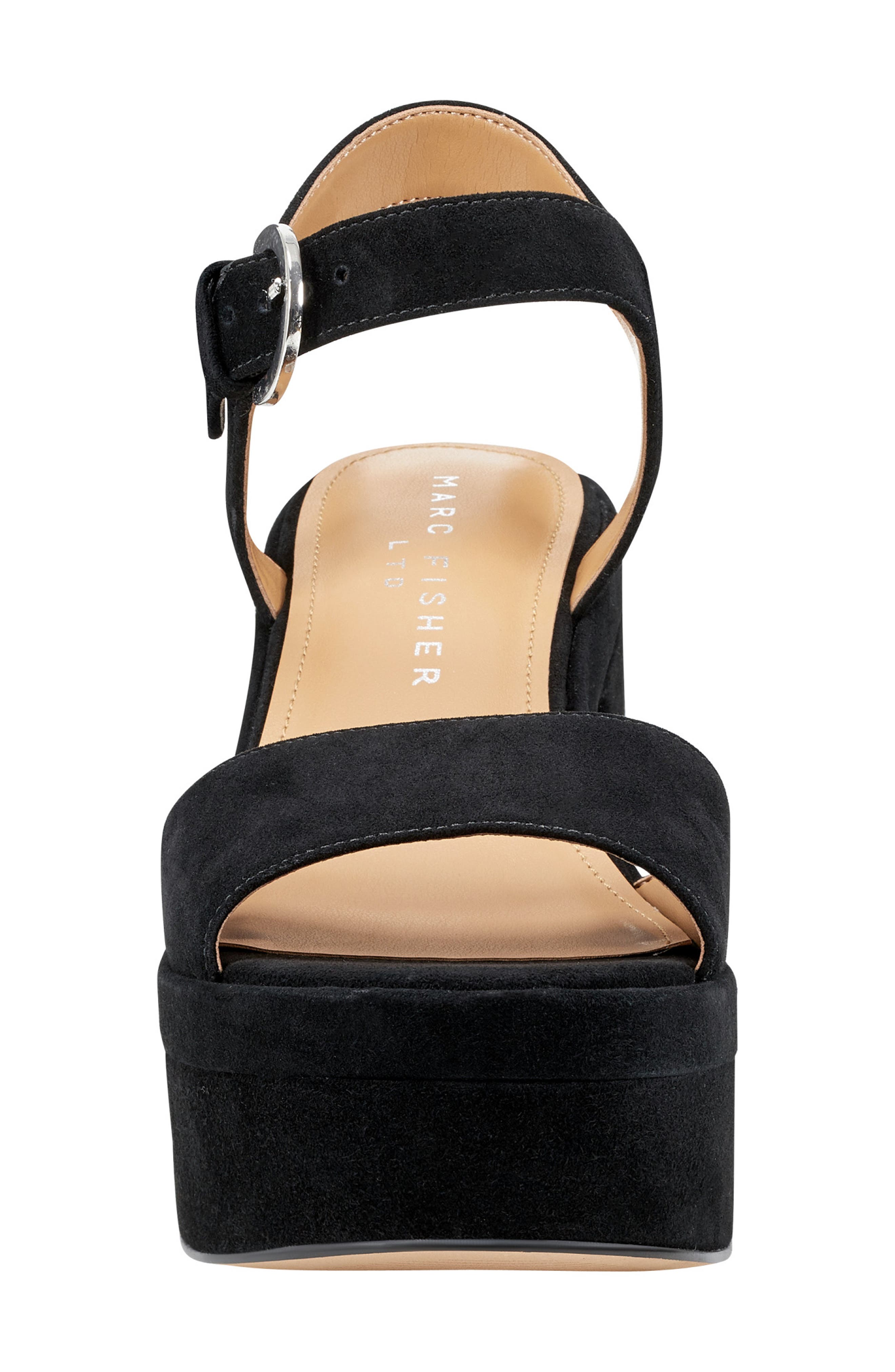 Marc Fisher LTD Normi Ankle Strap Platform Sandal, Alternate, color, 