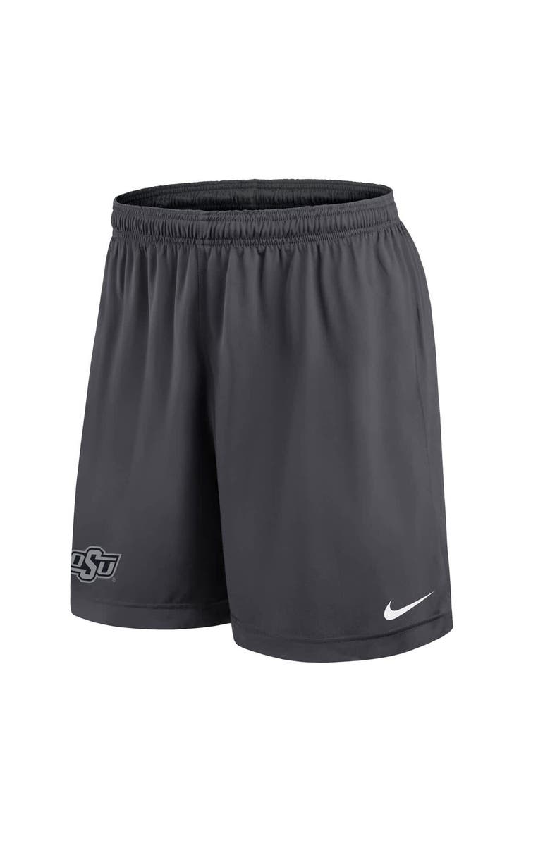 Nike Men's Nike Black/Gray Oklahoma State Cowboys 2025 Sideline Reversible Performance Shorts, Alternate, color, Black