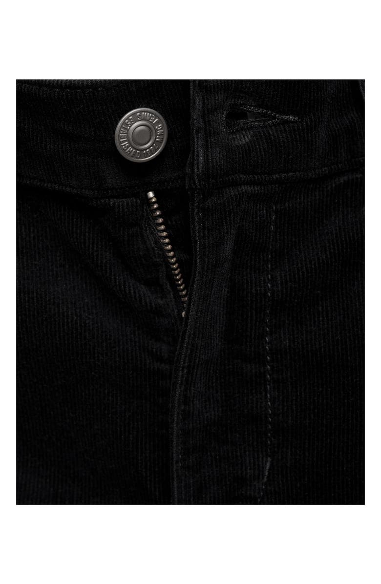 MANGO Sienna Crop Flare Corduroy Jeans, Alternate, color, 