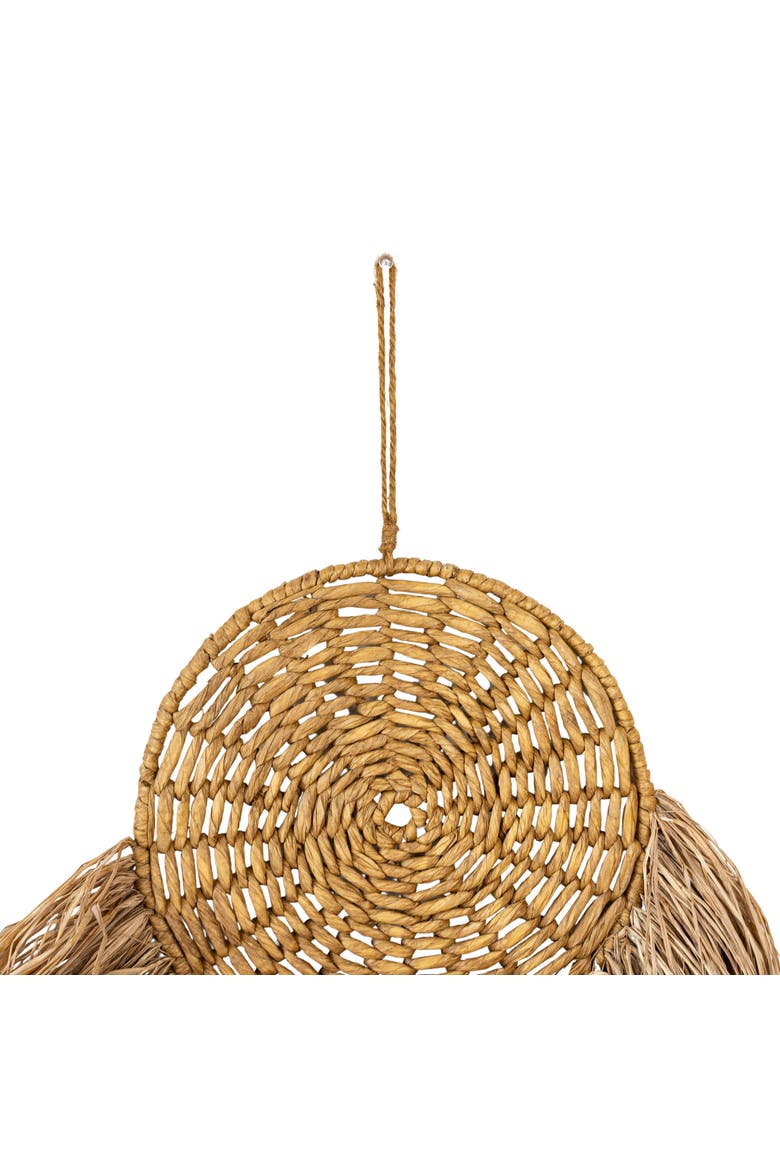 Round Hanging Accent Brown Seagrass Rope & Jute, Alternate, color, Brown