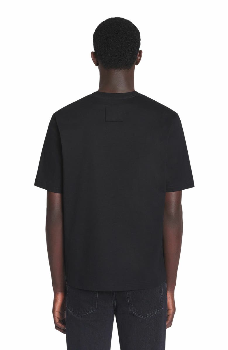 Lanvin Embroidered T-Shirt, Alternate, color, Black