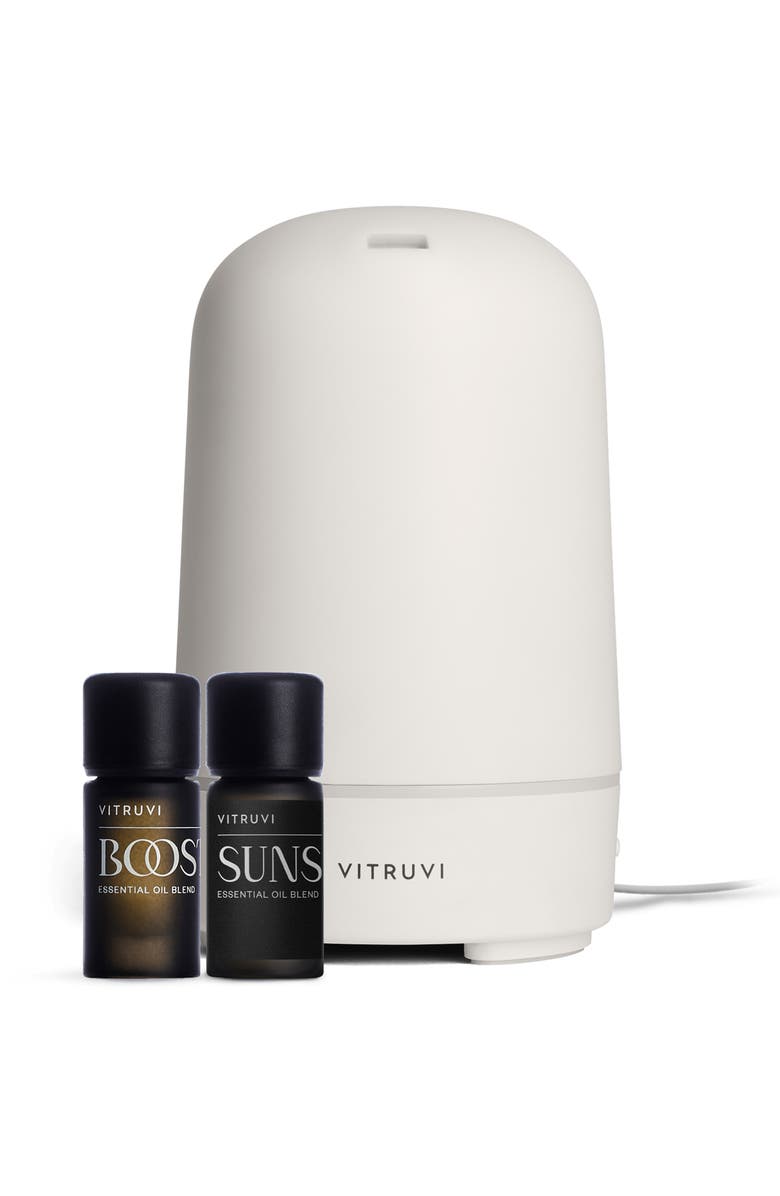 Vitruvi Glow Essential Oil Diffuser Bundle Set $100 Value, Alternate, color, 