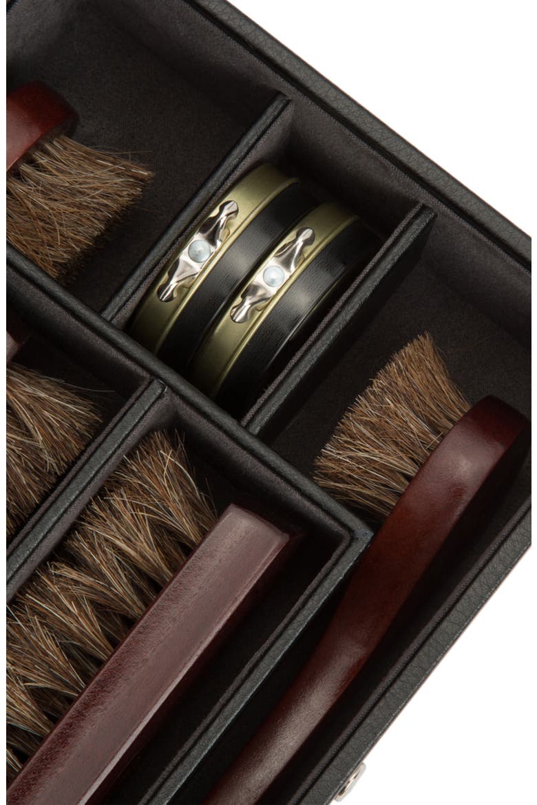 Blake Shoe Shine Kit, Alternate, color, BLACK