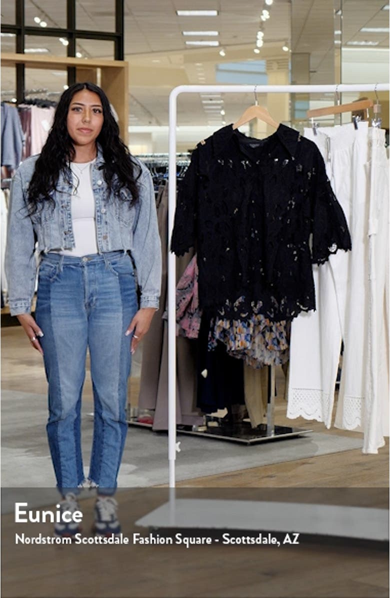 Charli Embroidered Button-Up Shirt, sales video thumbnail