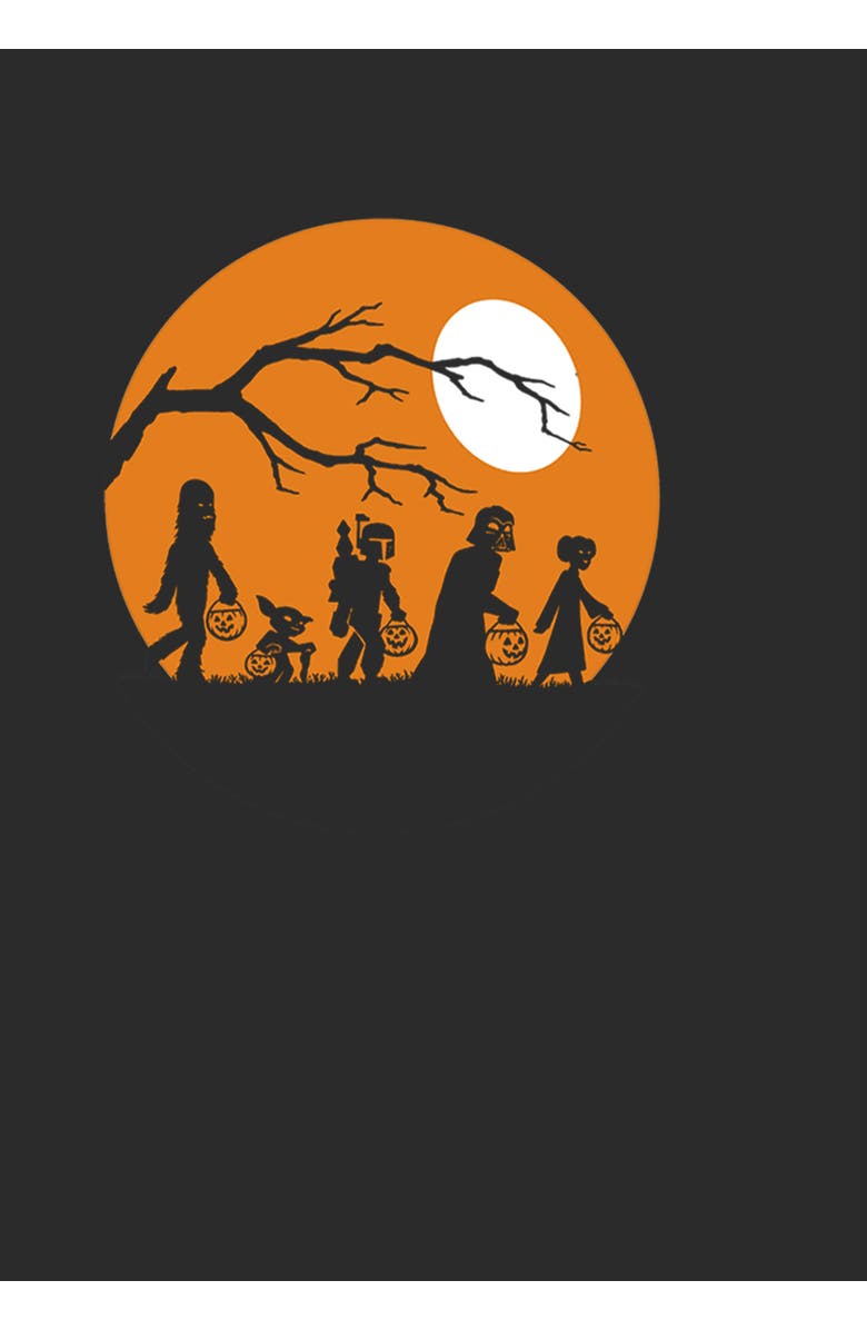 Star Wars Women's Star Wars Characters Trick or Treat Graphic T-Shirt, Alternate, color, Black