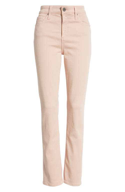 Ag Mari High Waist Slim Ankle Straight Leg Jeans In Vinte Pink