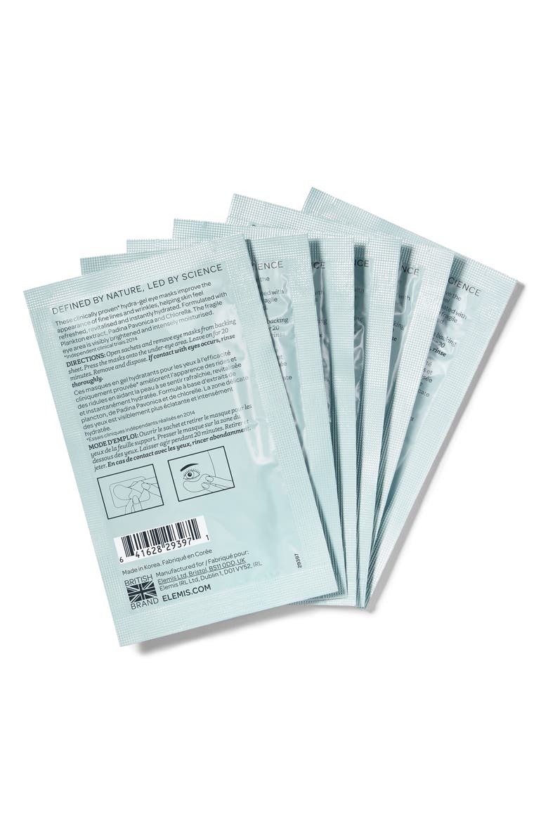 Elemis 6-Pack Pro-Collagen Hydra-Gel Eye Masks, Alternate, color, 