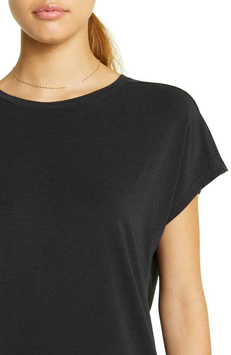 Zella Studio Twist Back T-Shirt, Alternate, color,