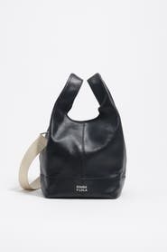 Bimba y Lola Medium Leather Tote Bag
