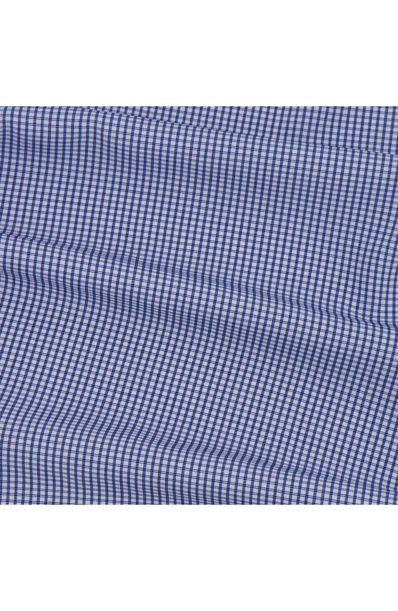 Report Collection Slim Fit 4-Way Stretch Button-Up Shirt, Alternate, color, White/Blue