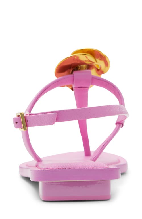 Ted Baker Harper Rose Strappy Sandal In Bright Pink