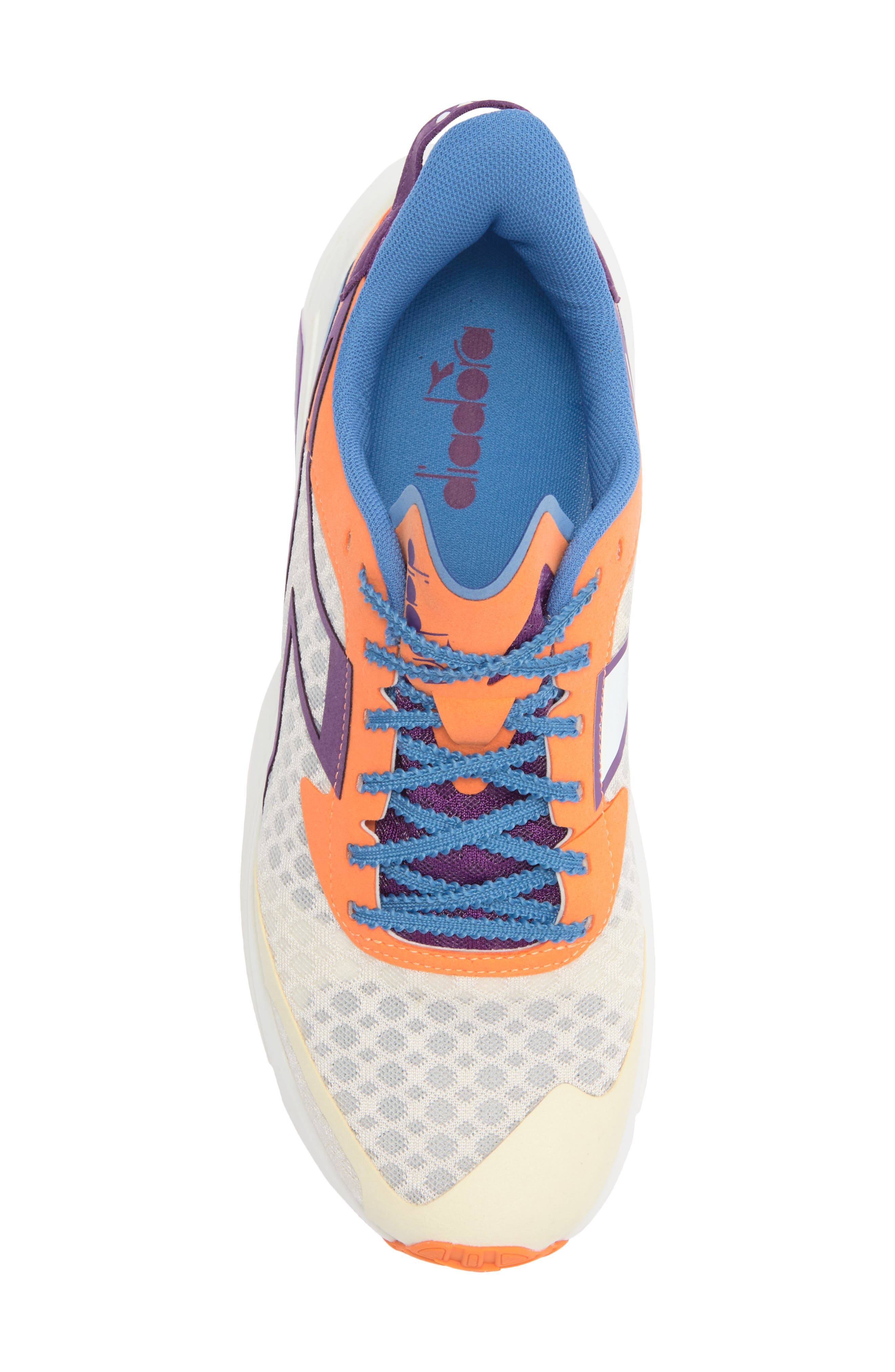 Diadora Frequenza Running Shoe, Alternate, color, Whisper White/ Sunset Purple