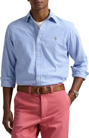 Polo Ralph Lauren Gingham Classic Fit Oxford Button-Down Shirt - Main Image