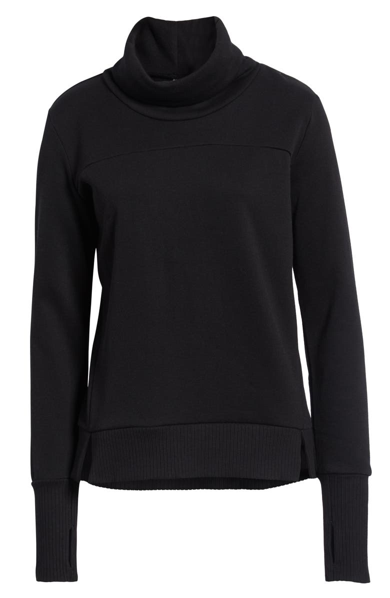 Alo Haze Funnel Neck Sweatshirt, Alternate, color, 