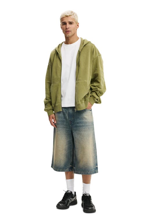 Cotton On Cropped Zip Up Hoodie In Multi