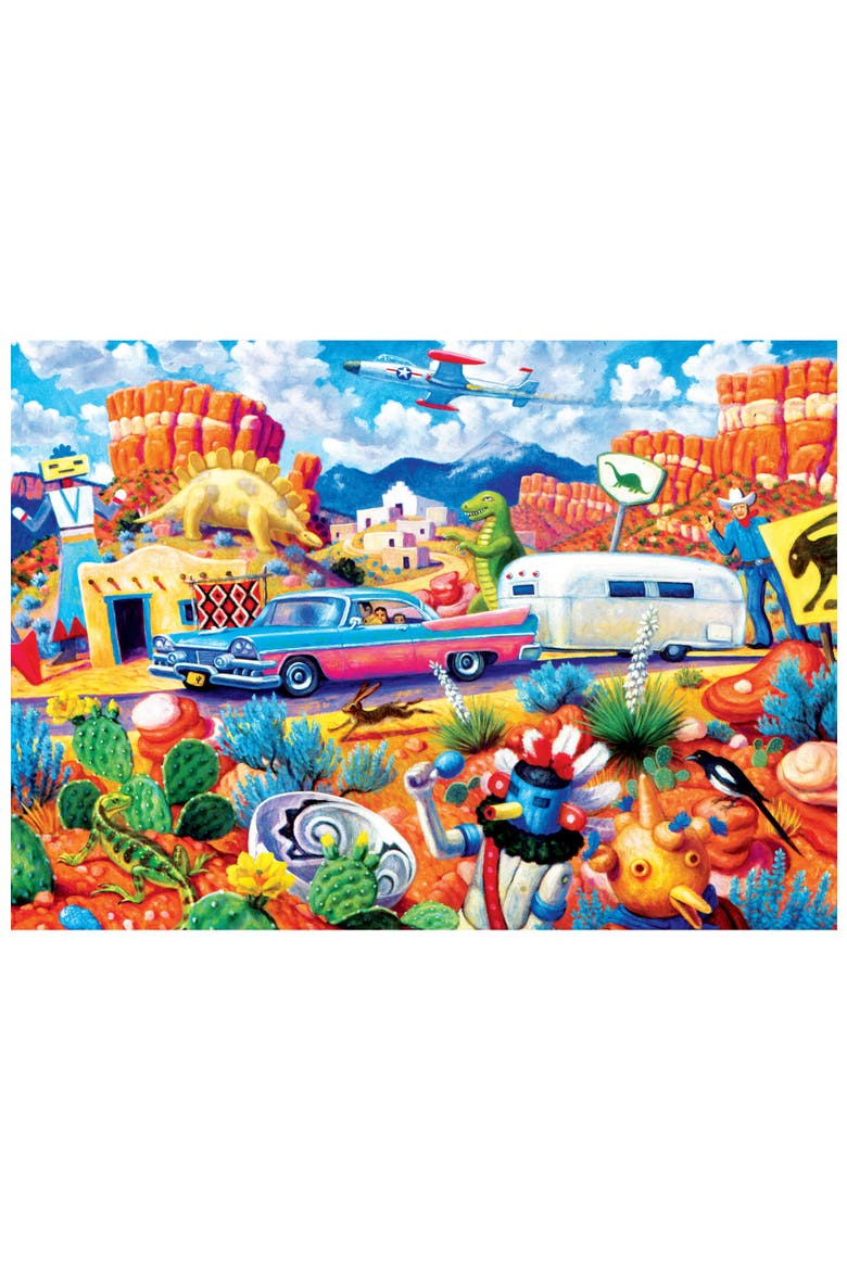 Off the Beaten Path 500 Piece Puzzle, Alternate, color, Multicolor