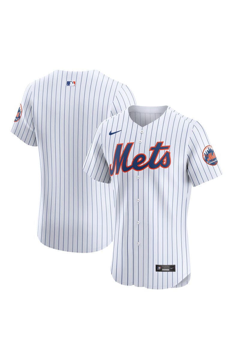 Nike Men's Nike White New York Mets Home Elite Jersey, Main, color, 