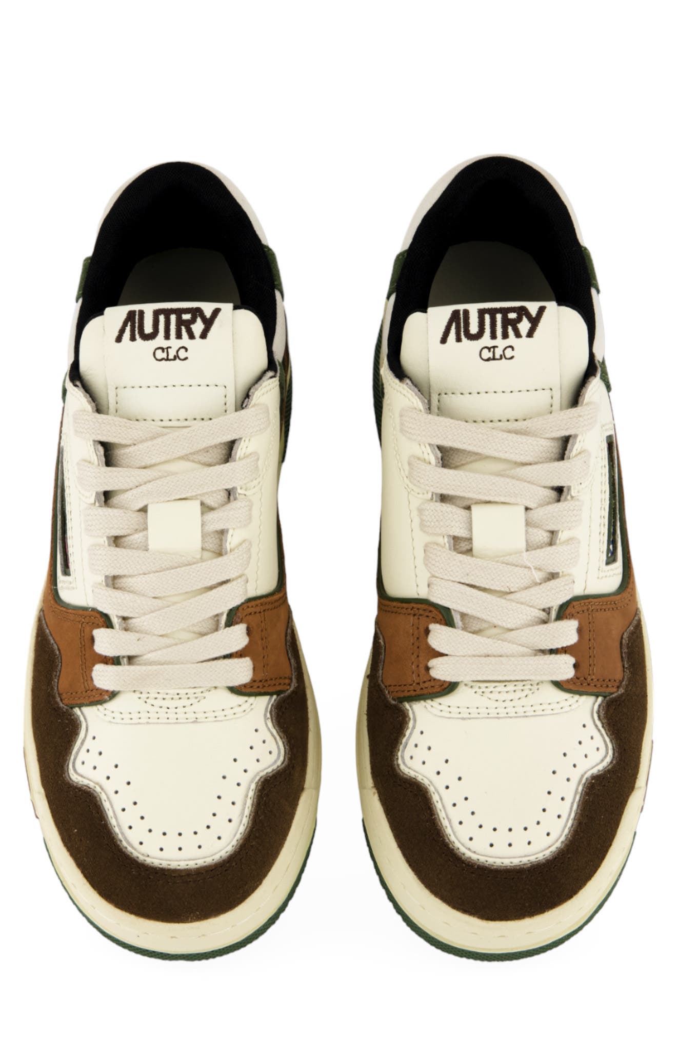 AUTRY CLC Low Sneaker, Alternate, color, Brown/ Green