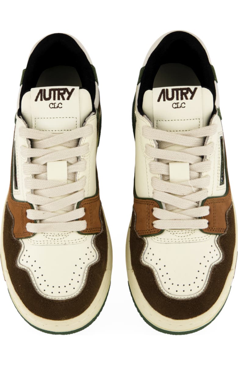 AUTRY CLC Low Sneaker, Alternate, color, Brown/ Green