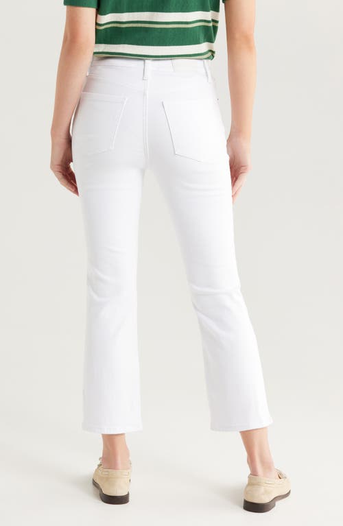 Pistola Petite Lennon High Waist Ankle Bootcut Jeans In White