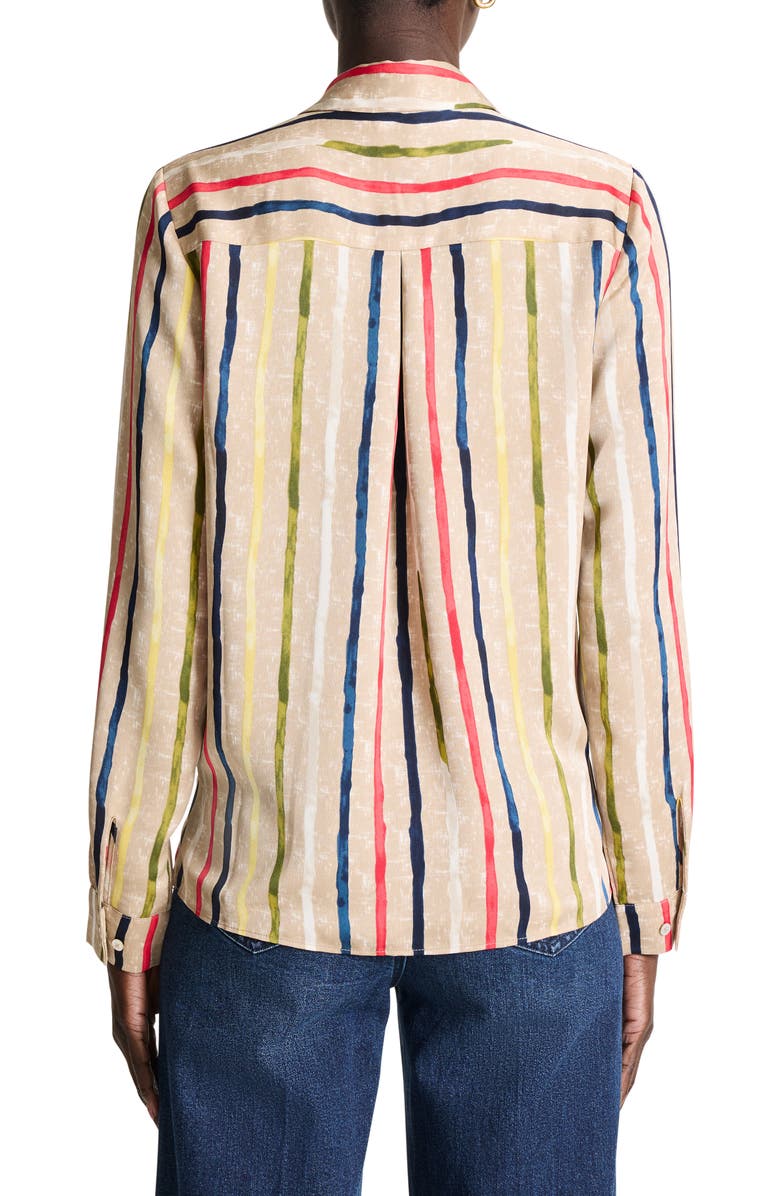 NIC+ZOE Painted Stripe Popover Top, Alternate, color, 