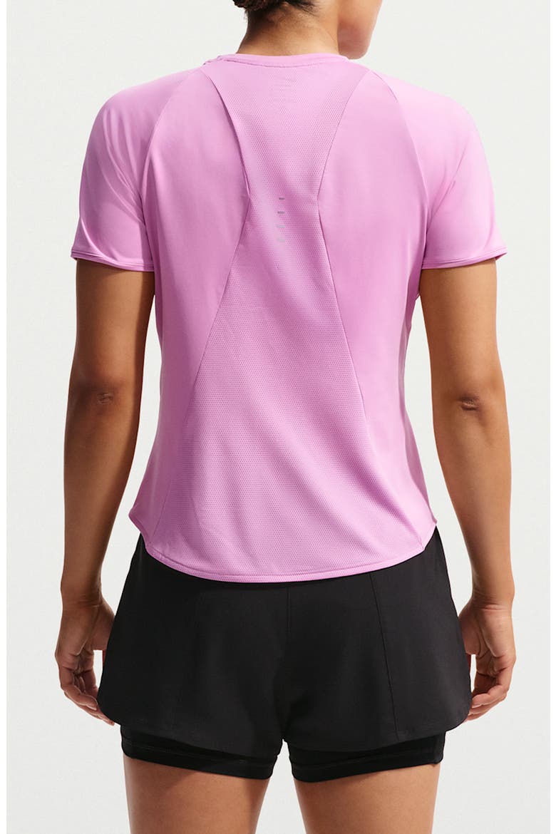 Swift Dri-FIT Short Sleeve Running Top, Alternate, color, LIGHT MAGENTA