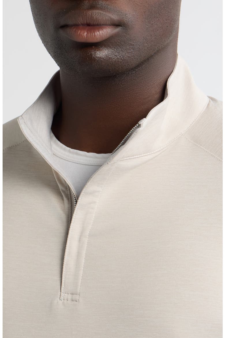 Crown Crafted Stealth Performance Quarter Zip Pullover, Alternate, color, GREY MIST
