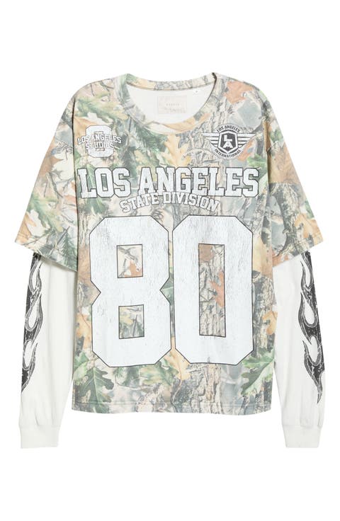 Division 80 Layered Cotton Graphic T-Shirt