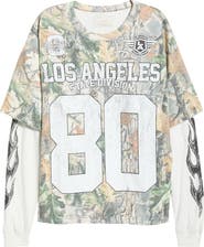 PacSun Division 80 Layered Cotton Graphic T-Shirt