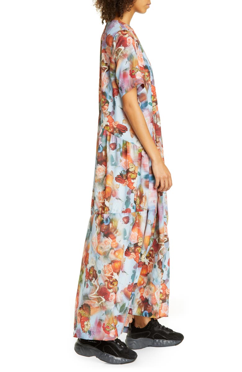 Collina Strada Ritual Tomato Print Maxi Dress, Alternate, color,