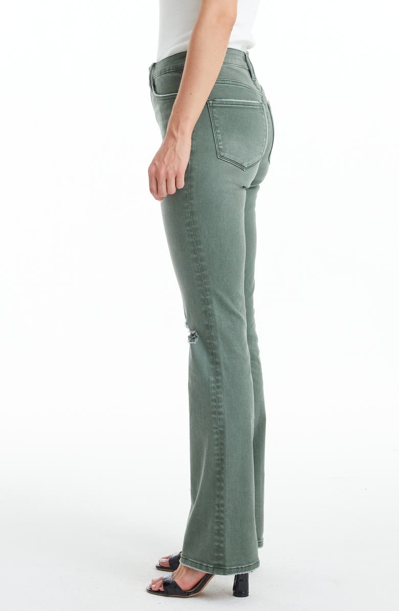 Bayeas Emily High Waist Distressed Flare Jeans, Alternate, color, 