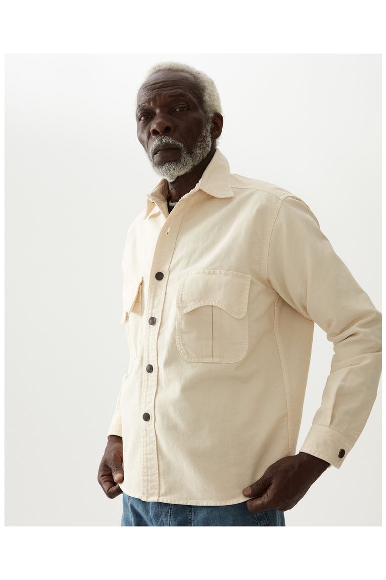 Kenny 2.0 Cotton Overshirt, Alternate, color, Ecru
