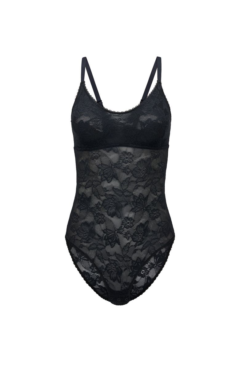 Adore Me Mitzi Smoothing Bodysuit, Alternate, color, Black