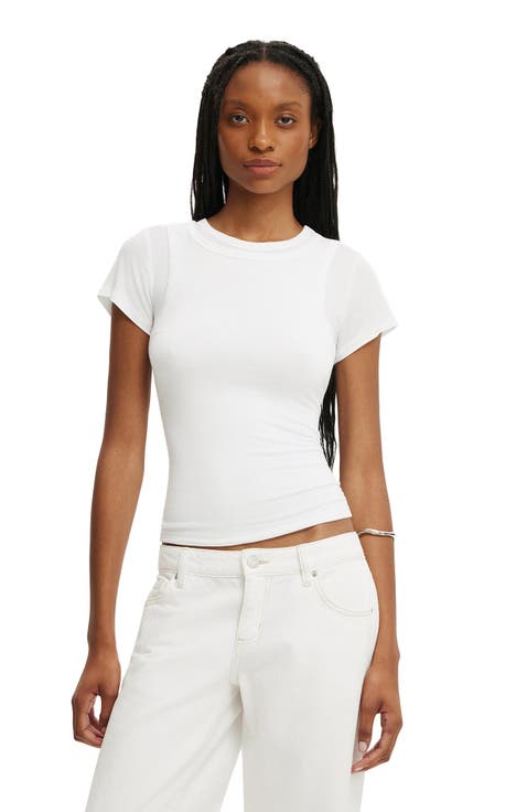 Women's Double Layer Short Sleeve