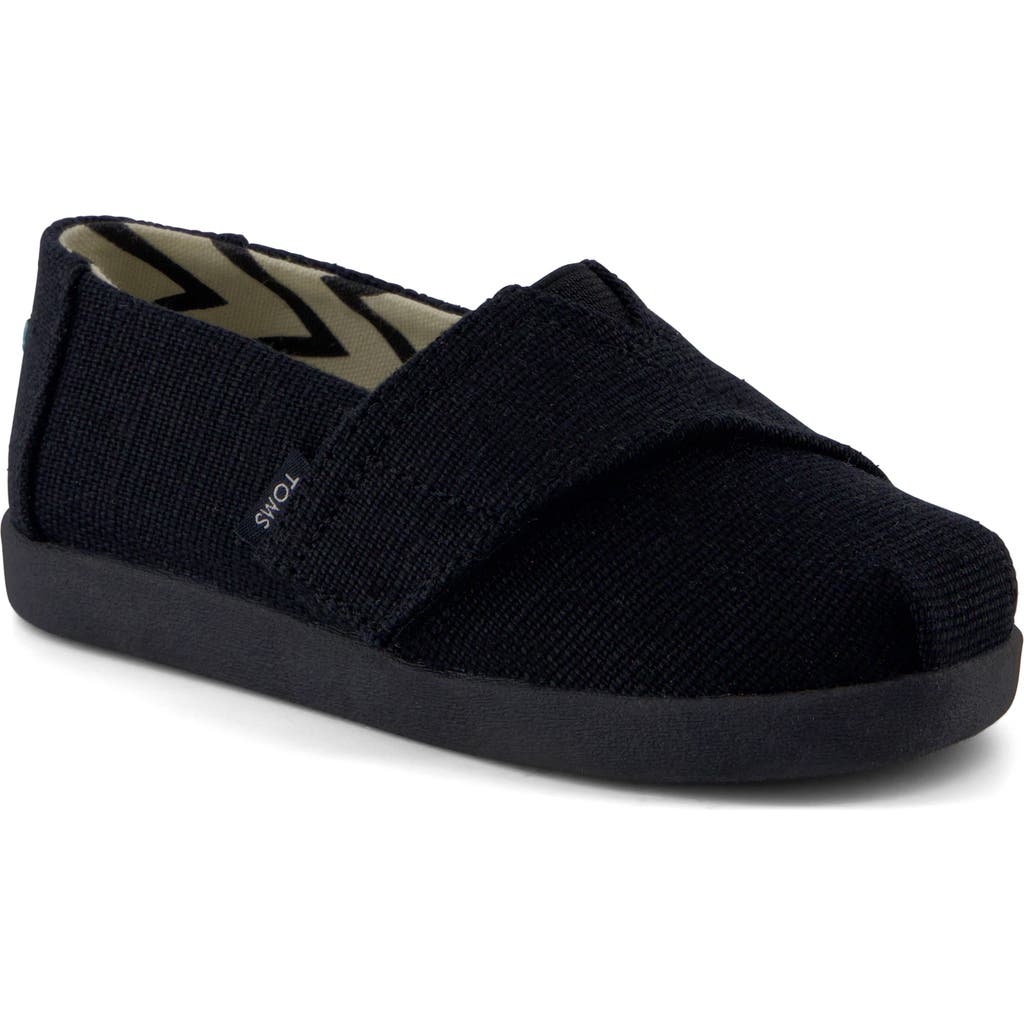Toms Kids' Alpargata Sneaker In Black