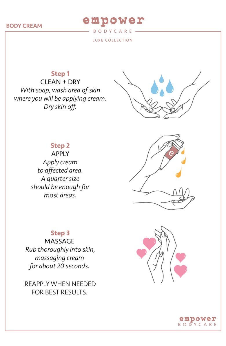 Empower Peppermint Juniper CBD Luxury Body Cream, Alternate, color, 