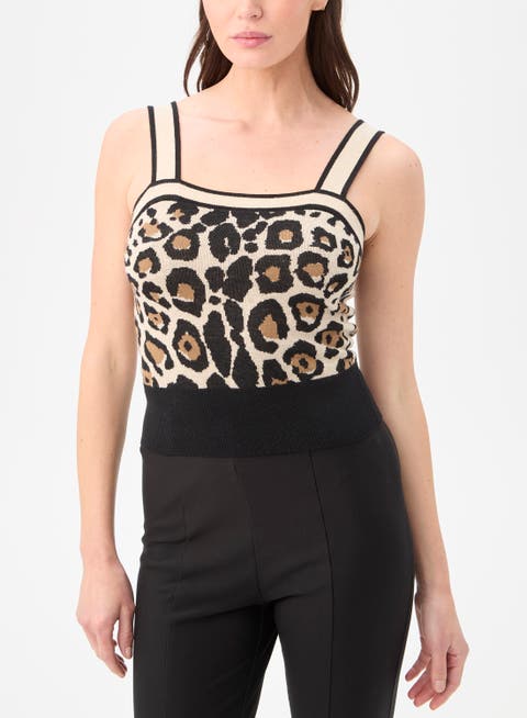 Casady Leopard Knit Cami