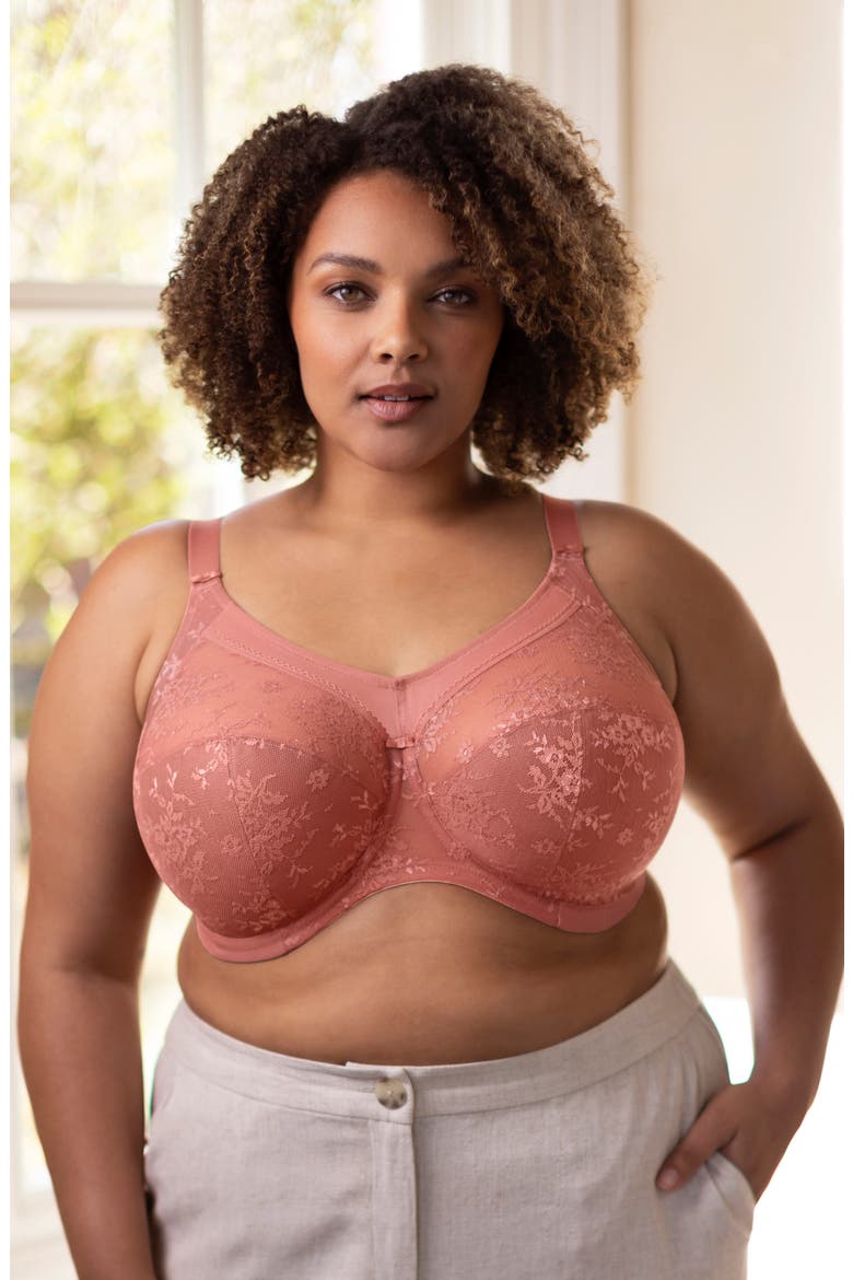 Verity Underwire Full Figure Bra, Alternate, color, ROSEWOOD