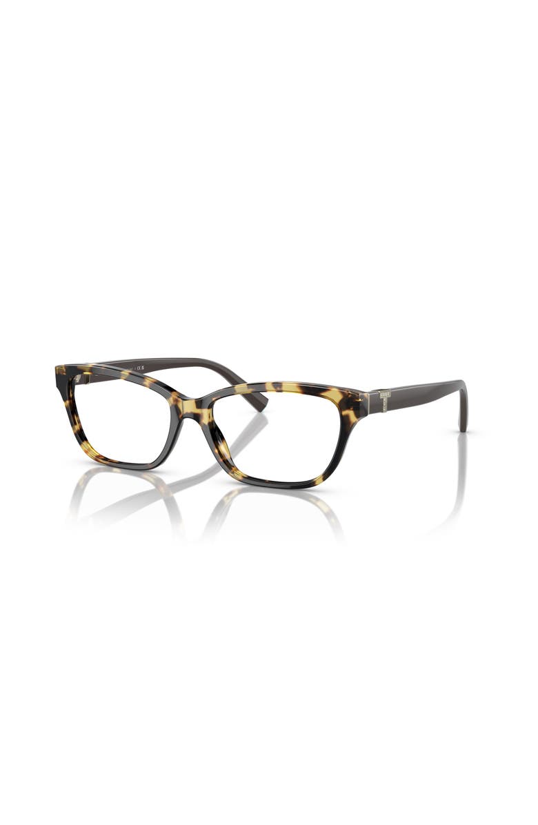 Tiffany & Co. 54mm Rectangle optical glasses, Main, color, Tortoise