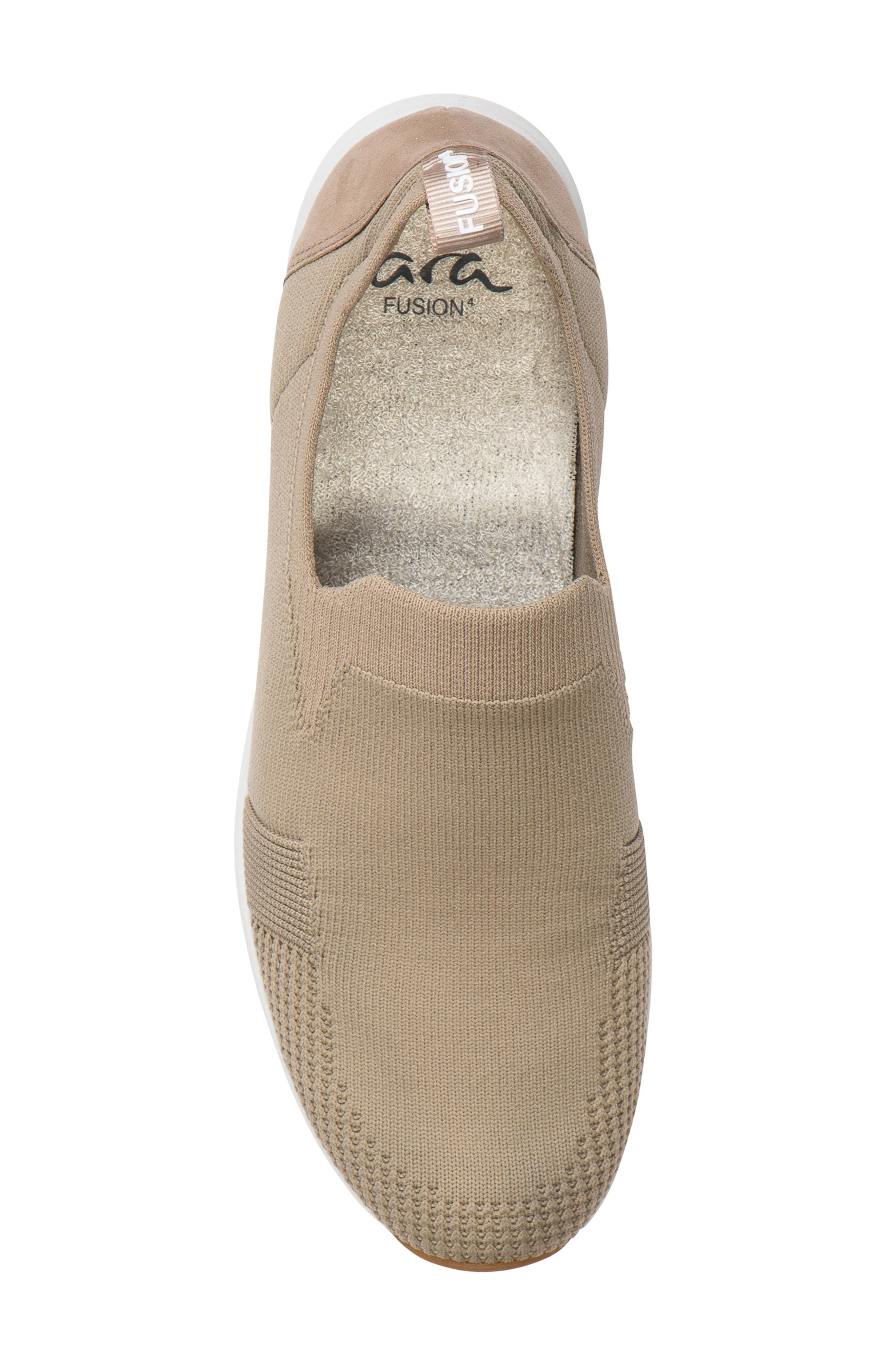 Leena II Slip-On Sneaker, Alternate, color, SAND WOVENSTRETCH