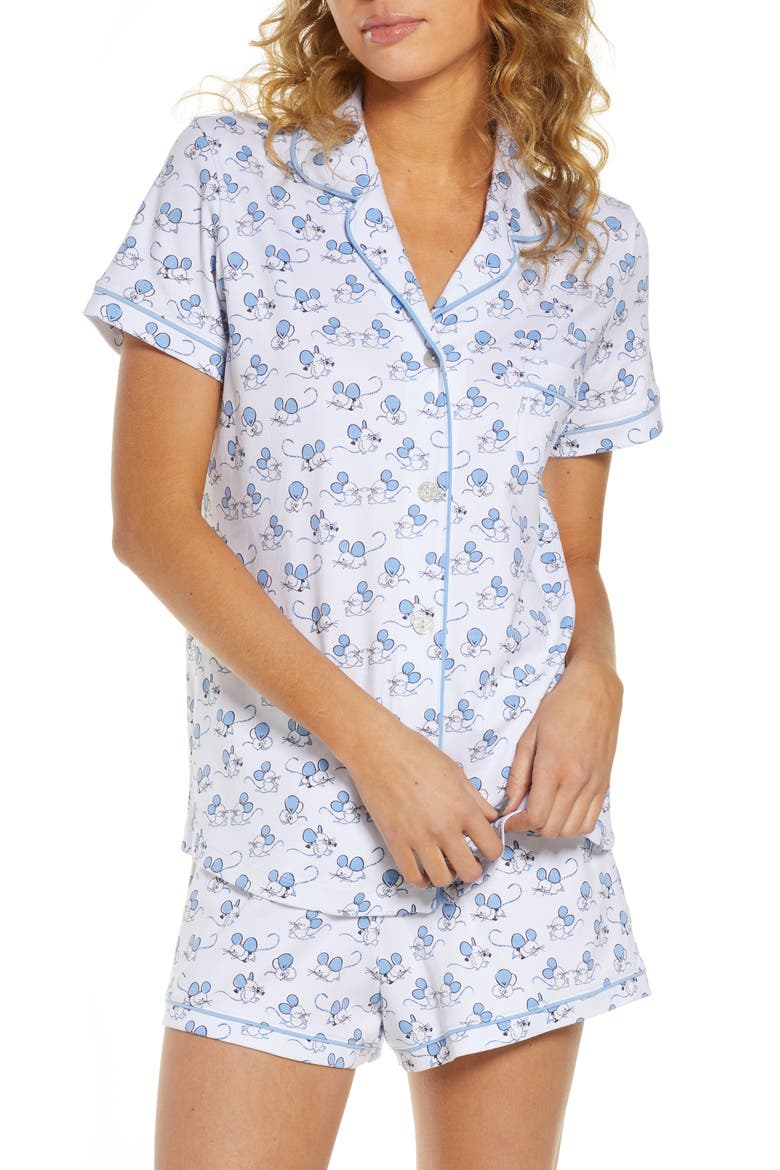 Gym Rats Short Pajamas, Main, color, BLUE