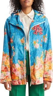 Gucci Manga Floral Print Windbreaker