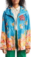 Gucci Manga Floral Print Windbreaker
