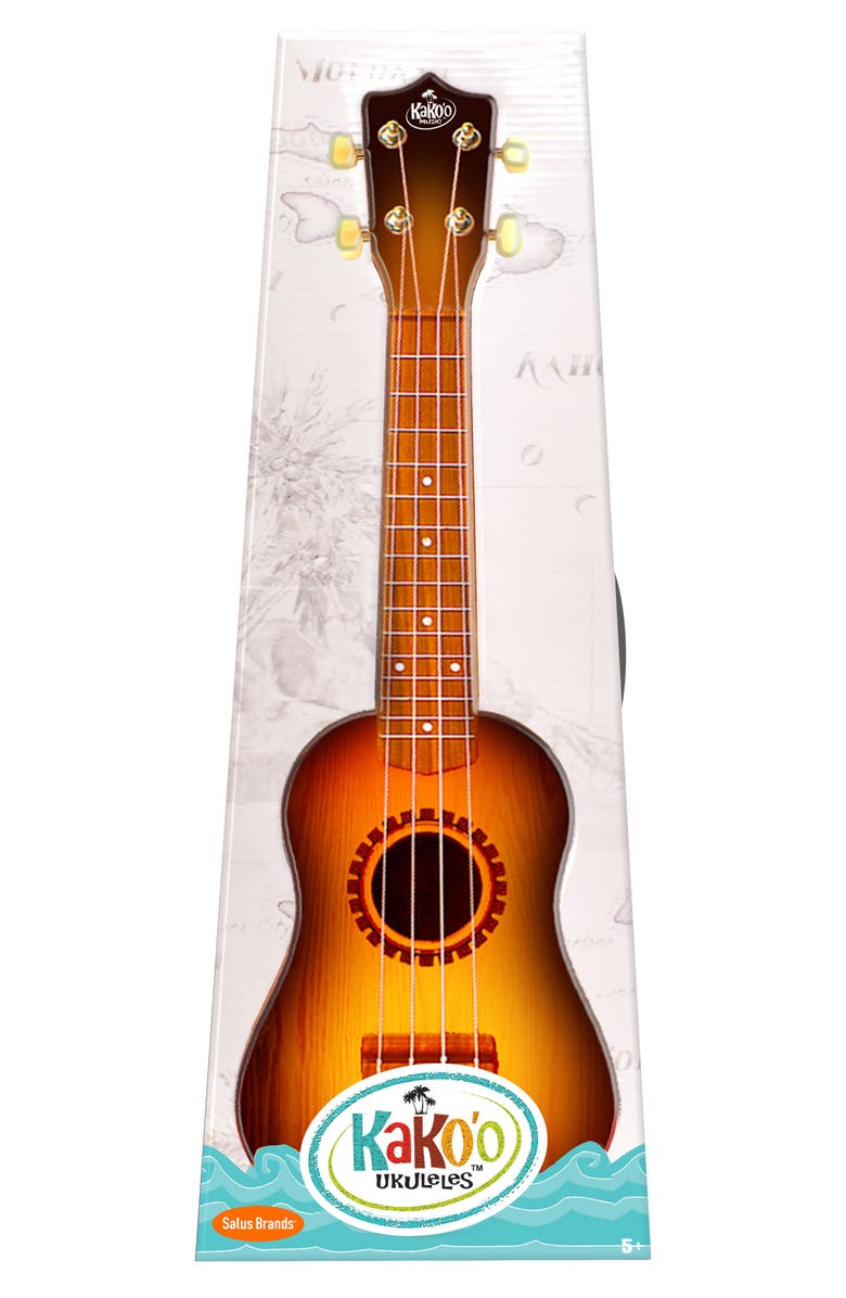 KaKo'o Music Kids' Soprano Ukulele Set, Alternate, color, Brown