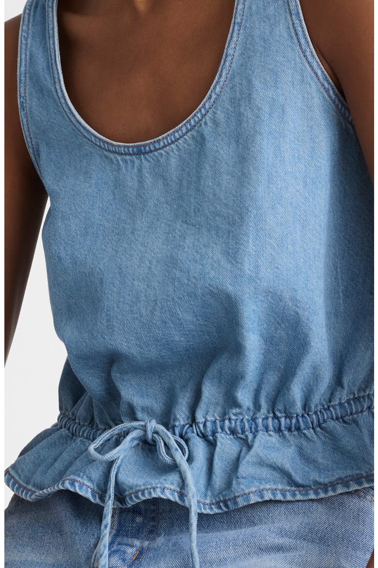 Sylvie Denim Tank, Alternate, color, LIDO WASH