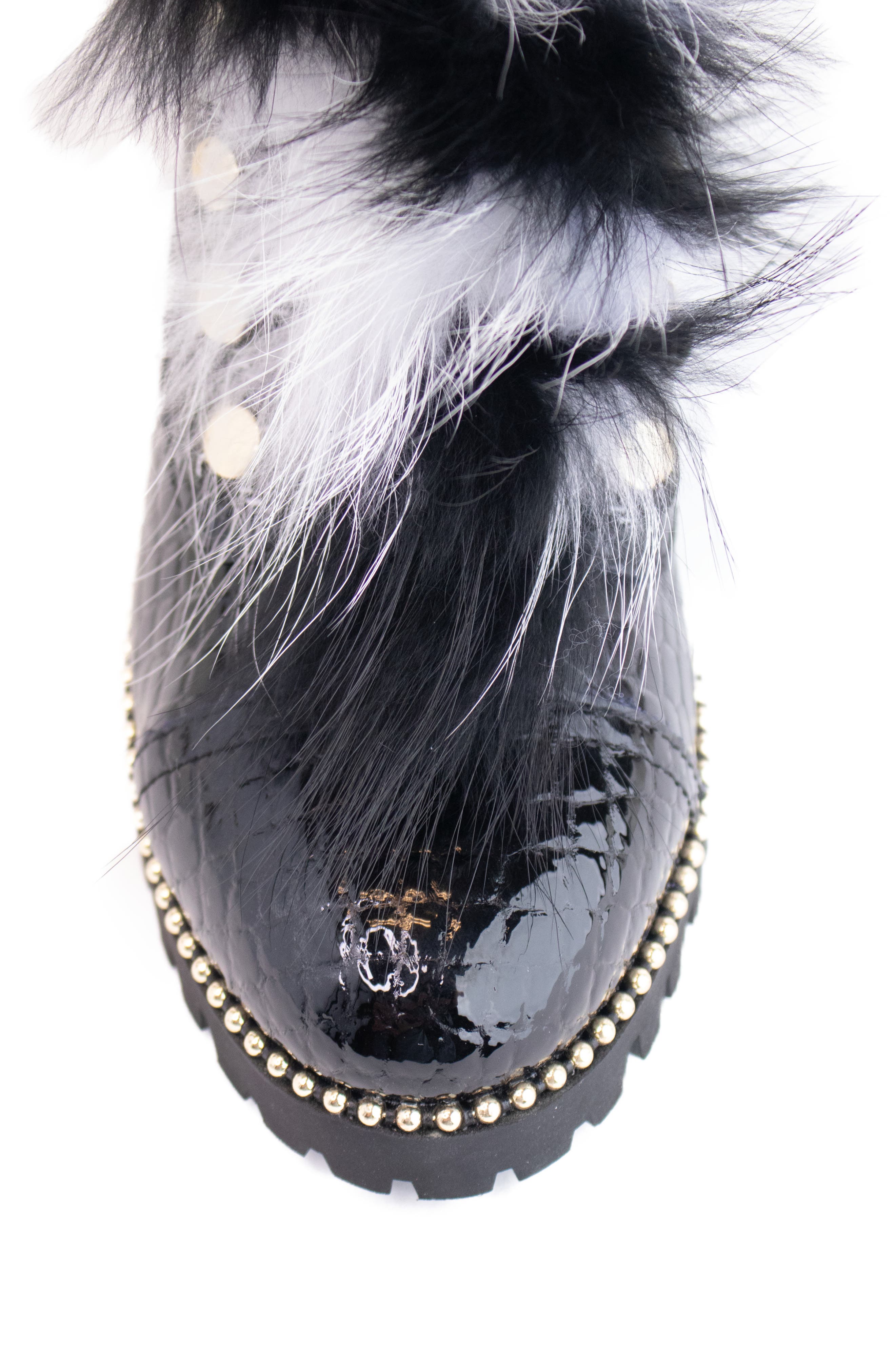 Cecelia New York Trekker Boot with Genuine Shearling Trim, Alternate, color, 