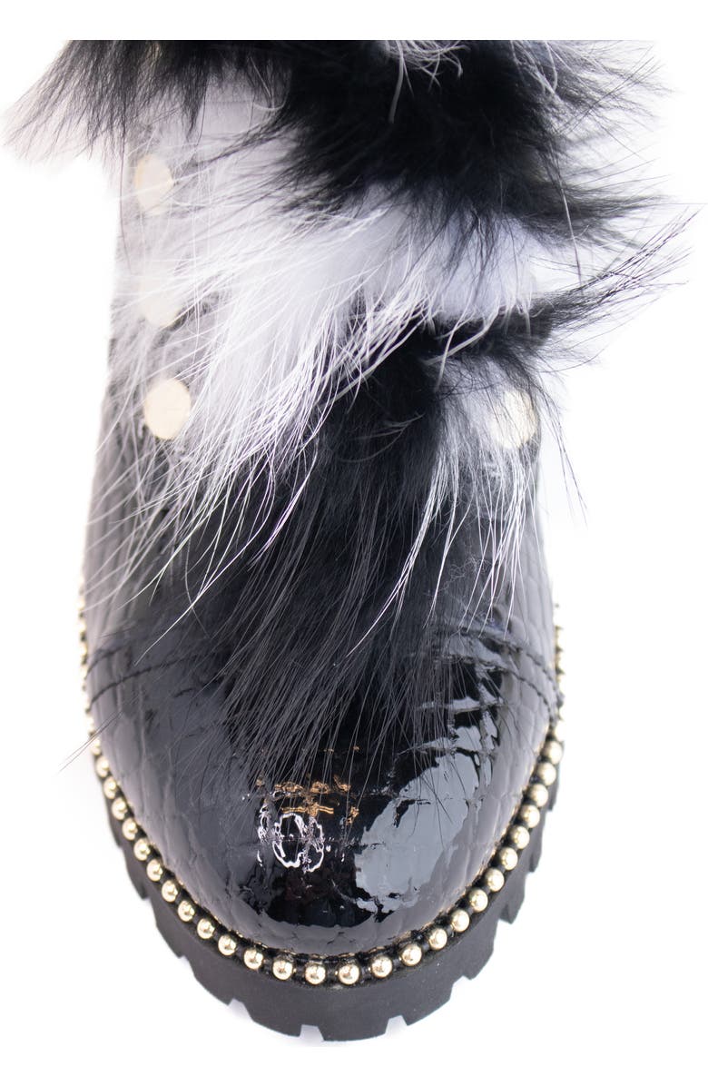 Cecelia New York Trekker Boot with Genuine Shearling Trim, Alternate, color,