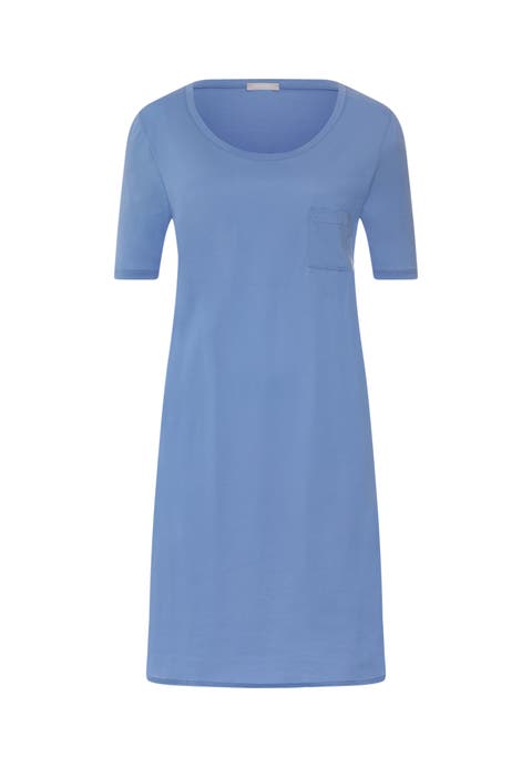 Cotton Deluxe Round Neck Cotton Nightgown