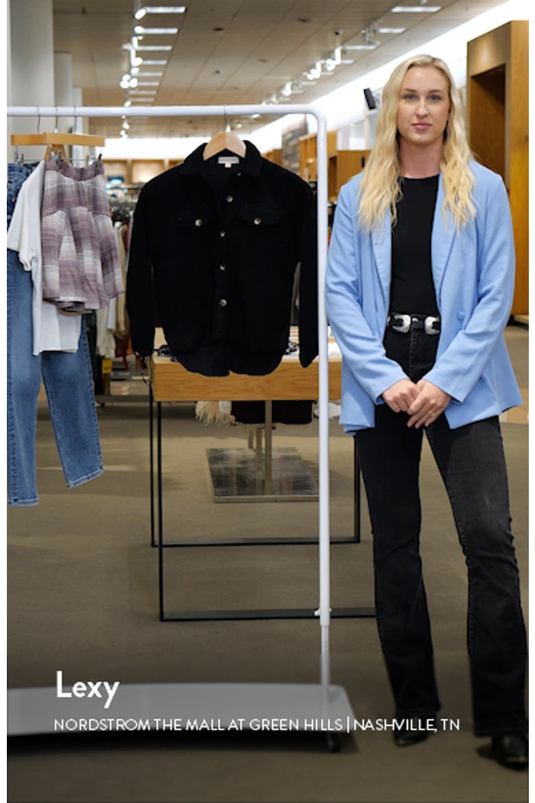 Kids' Textured Fleece Button-Up Shirt video