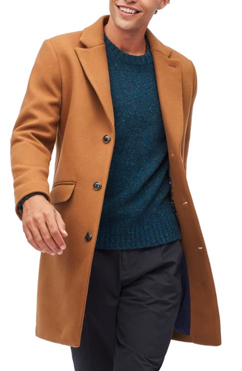 The Stretch Wool Blend Water Repellent Topcoat